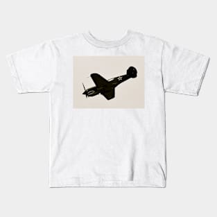 Flying Tiger WW II Fighter Plane Kids T-Shirt